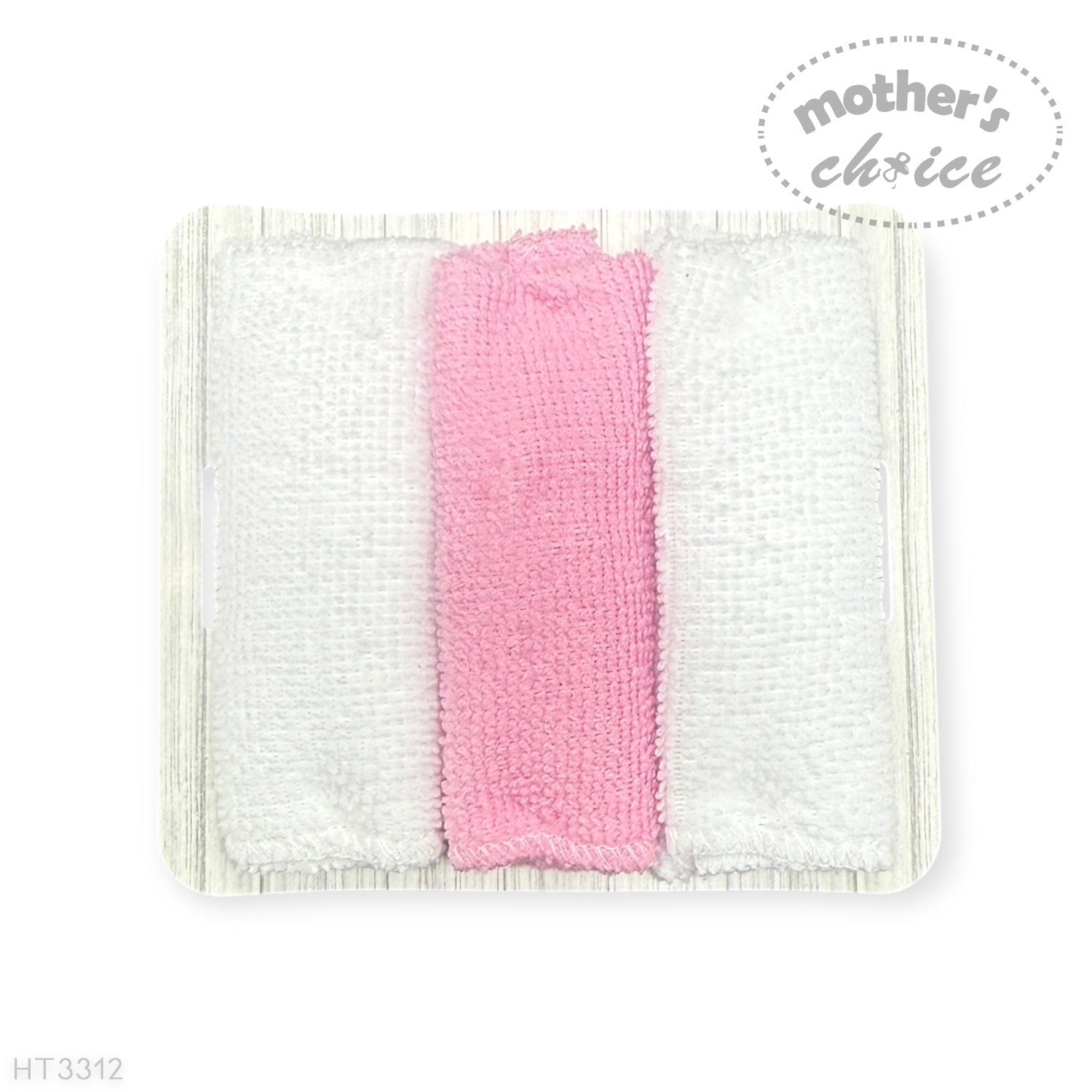 Mothers Choice  3 Piece Hooded Towels And 3 Piece Facecloths So Loved Pink  Roses