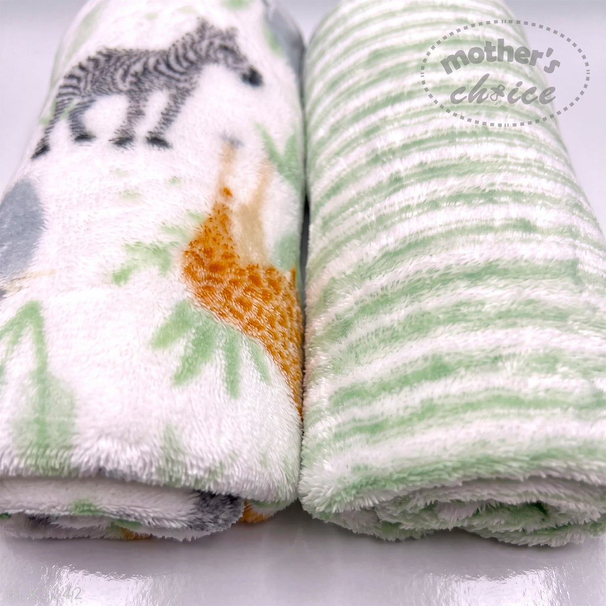M/C 2 PACK FLEECE BLANKET SAFARI