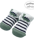 Mothers Choice  Fancy Box Socks `Boys Dino-Grey/Nvy`