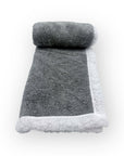 Mothers Choice  Sherpa Fleece Blanket Grey