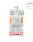 Mothers Choice  6 Pack Washcloth Set Peach Fruit