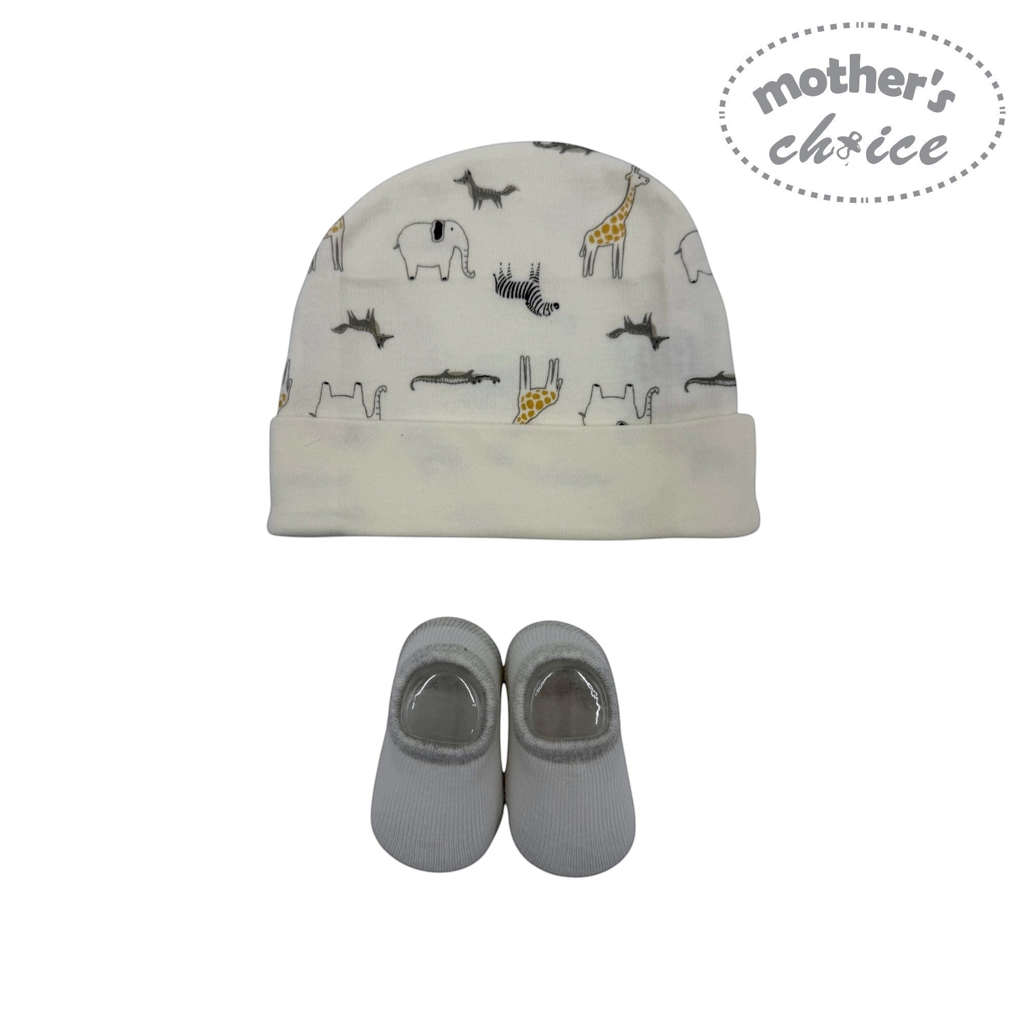 Mothers Choice 5 Piece Gift Set Grey Elephant