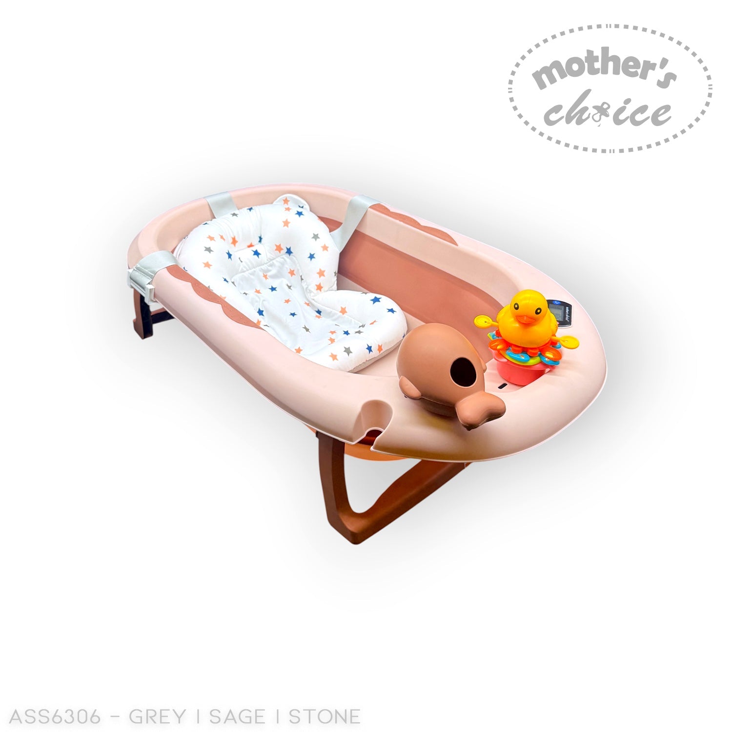BABY BATH LARGE WITH DUCK &amp;TOYS &amp;CUSHION