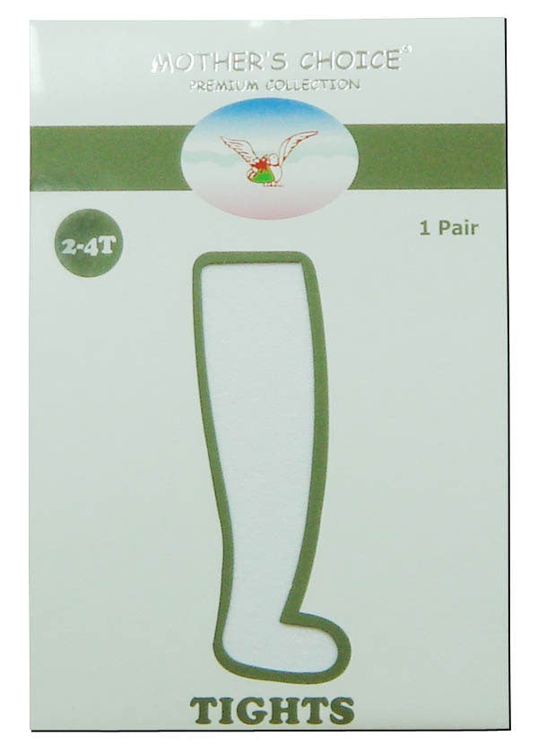 Box of Mother's Choice tights for 2-4T children on a white background