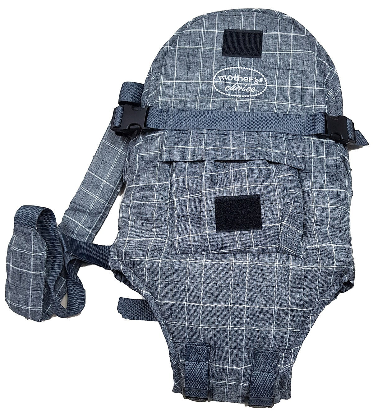 Mothers Choice 3 Way Elegant Baby Carrier Grey