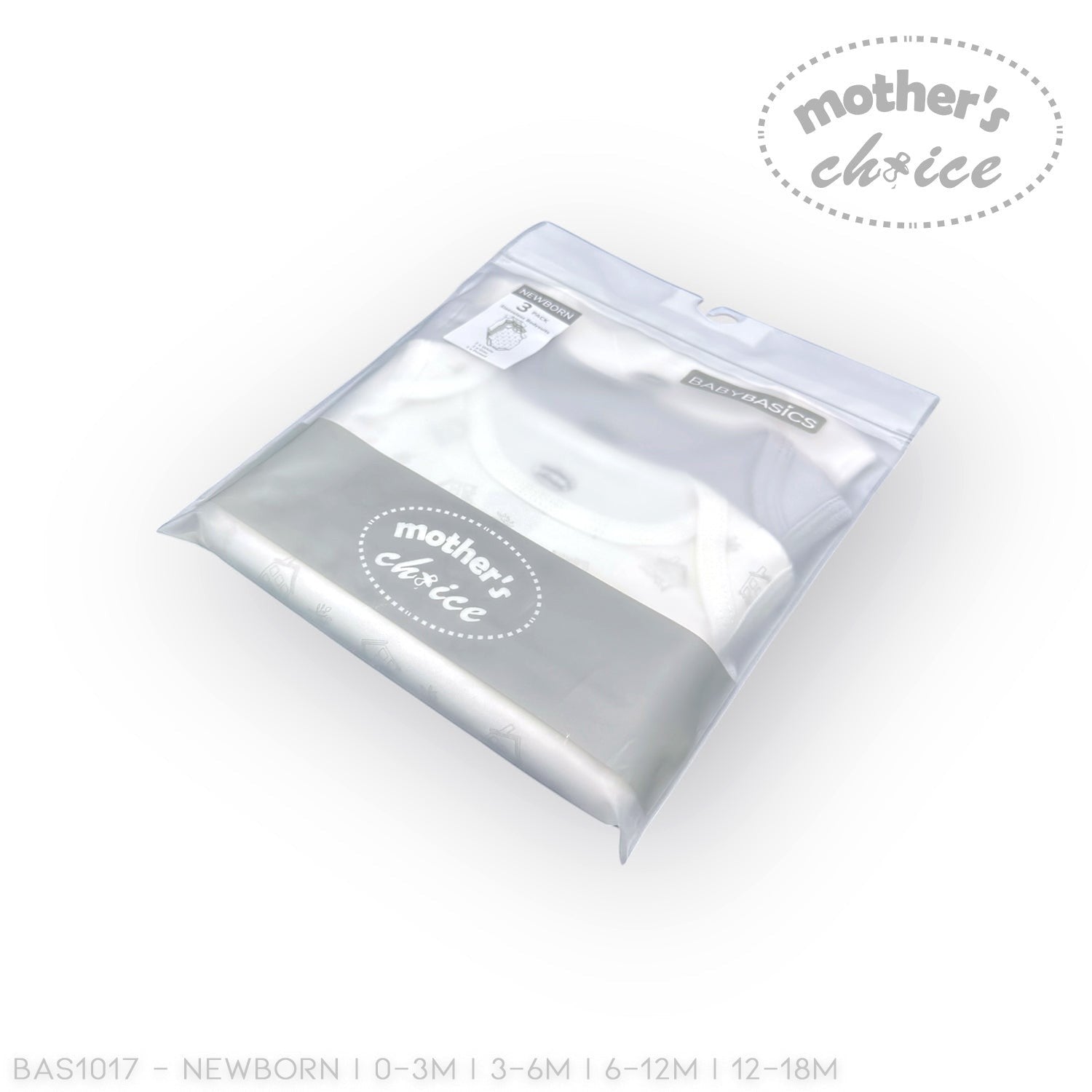 Baby blanket in clear packaging with 'mother's choice' branding on a white background