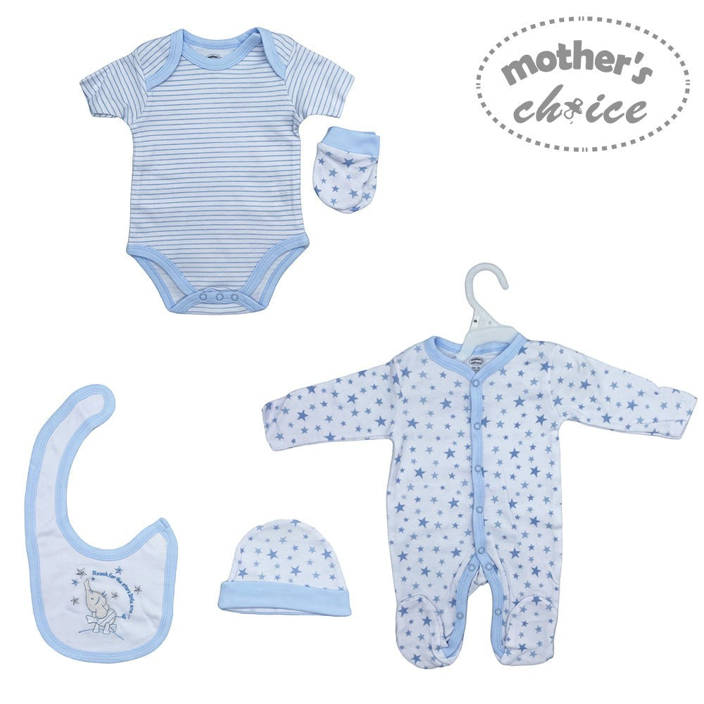 infant essentials 5 piece baby clothes set cotton