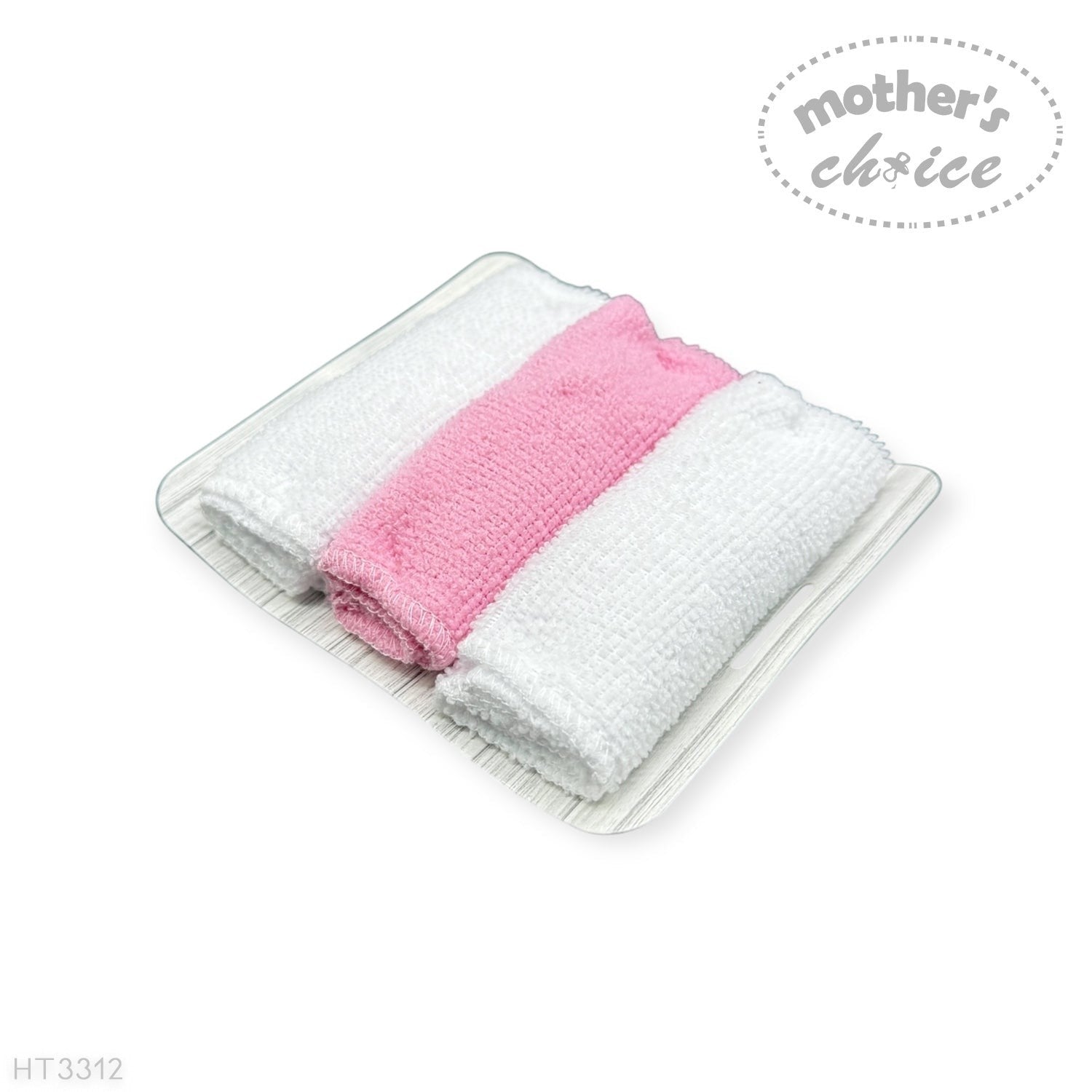 Mothers Choice  3 Piece Hooded Towels And 3 Piece Facecloths So Loved Pink  Roses
