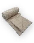 Mothers Choice  Single Layer Jacquard Blanket Acru