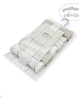 Mothers Choice  6 Pack Washcloth Set Grey Safari