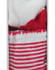 Mothers Choice Newborn 3 Pack Socks Girls Red Polka