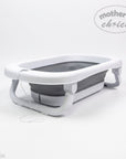 FOLDABLE BABY BATHTUB WITH THERMOMETER AND STAND