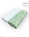 Mothers Choice Bamboo 2 Pack Jersey Wrap Sage