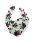 Floral patterned bandana on a white background