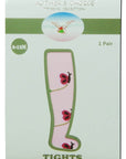Box of Mother's Choice tights with ladybug design on a light green background
