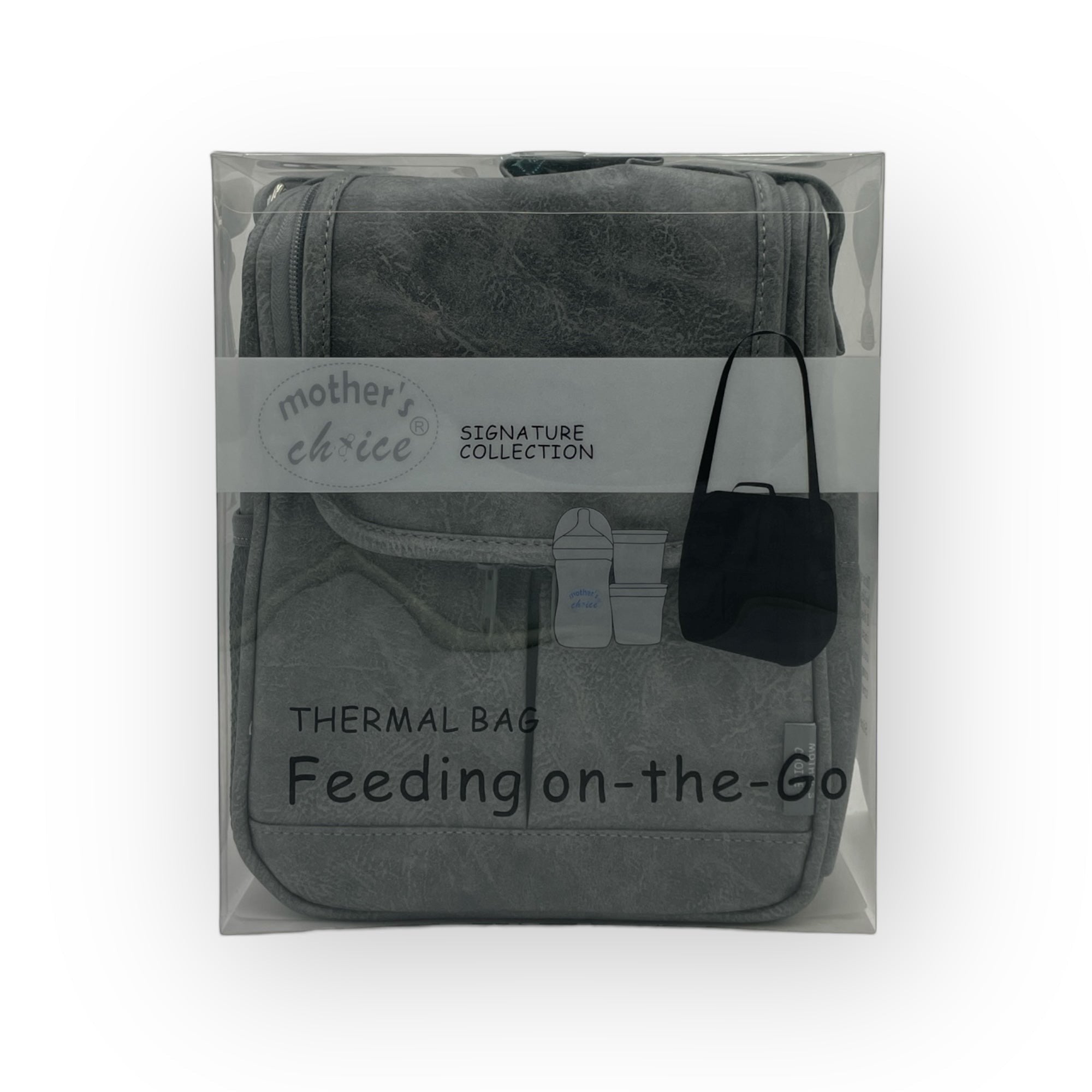Mothers Choice PU Upper Baby Bottle Warmer Grey