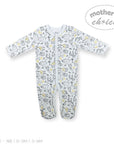 Baby onesie with animal pattern on a white background, featuring 'Mother's Choice' branding.