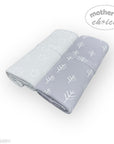 Mothers Choice Bamboo 2 Pack Jersey Wrap Grey