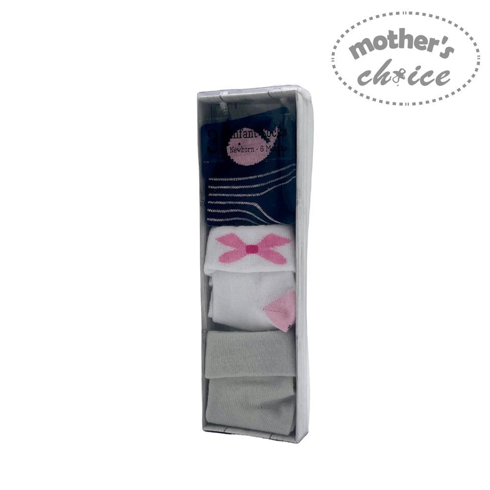 Mothers Choice 3 Pack Infant Socks Nautical
