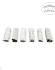 Mothers Choice  6 Pack Washcloth Set Grey Safari