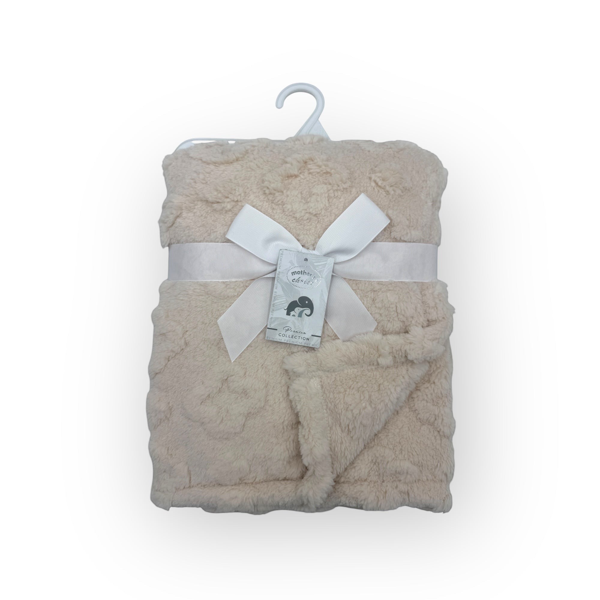 Mothers Choice  Single Layer Jacquard Blanket Acru