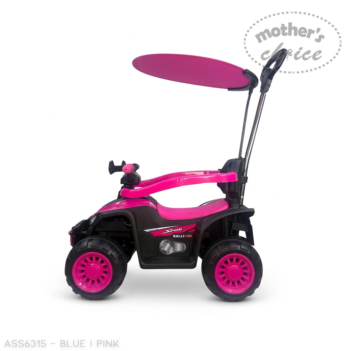RIDE-ON CAR WITH CANOPY