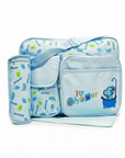Mothers Choice 2 Outpocket Diaper Bags Blue I Love Shower