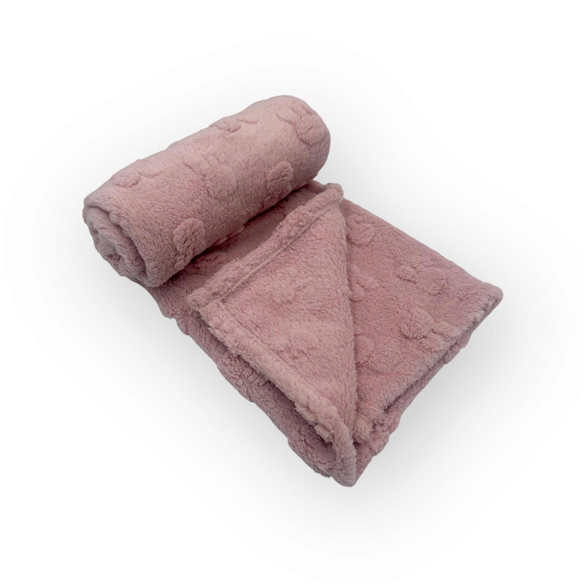 Mothers Choice  Single Layer Jacquard Blanket Pink