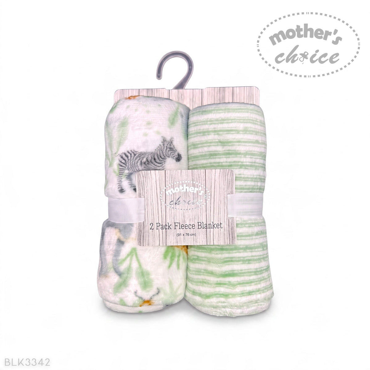 M/C 2 PACK FLEECE BLANKET SAFARI