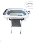FOLDABLE BABY BATHTUB WITH THERMOMETER AND STAND