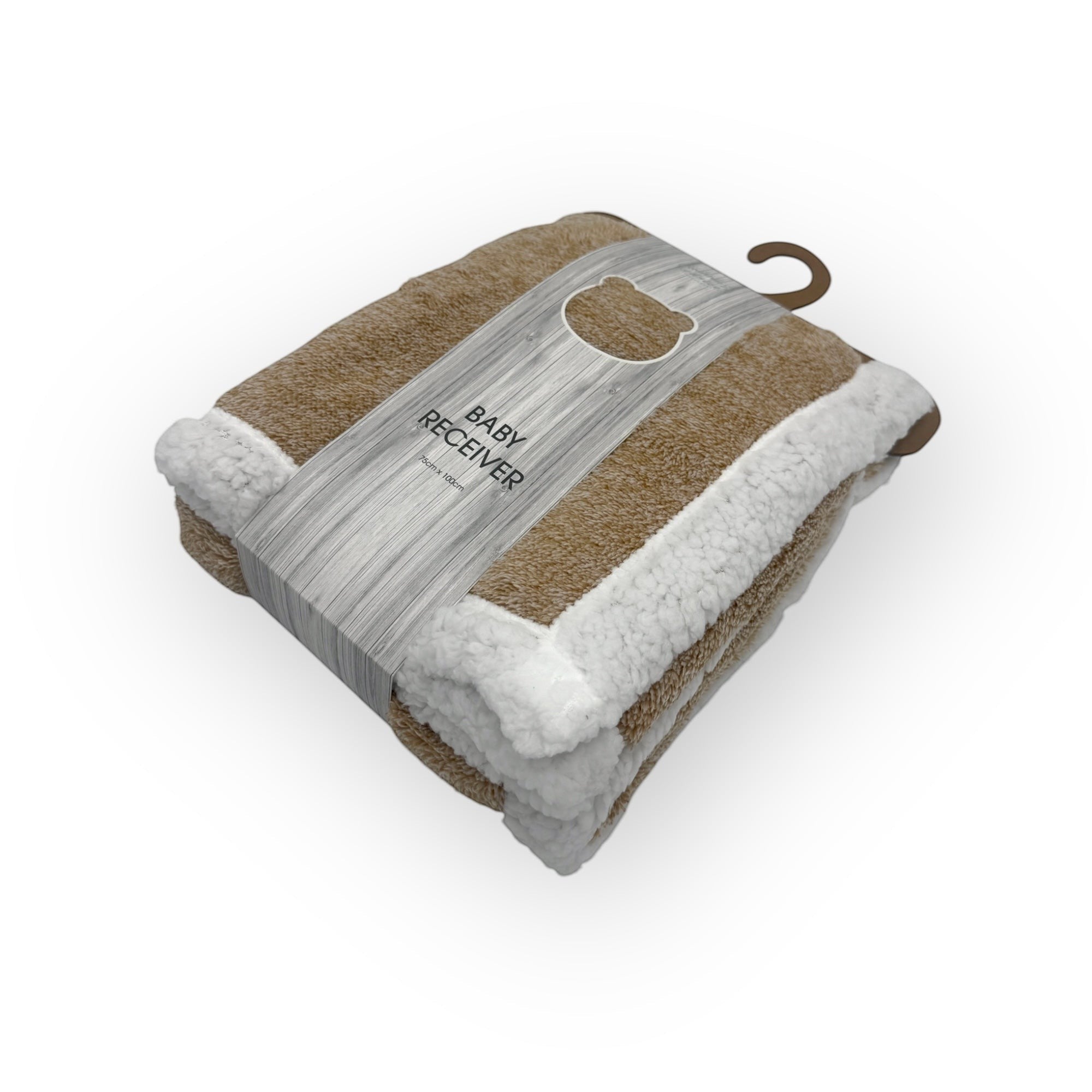 Mothers Choice  Sherpa Fleece Blanket Brown