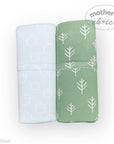 Mothers Choice Bamboo 2 Pack Jersey Wrap Sage