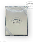 Packaged product with 'mother's choice' text on a white background