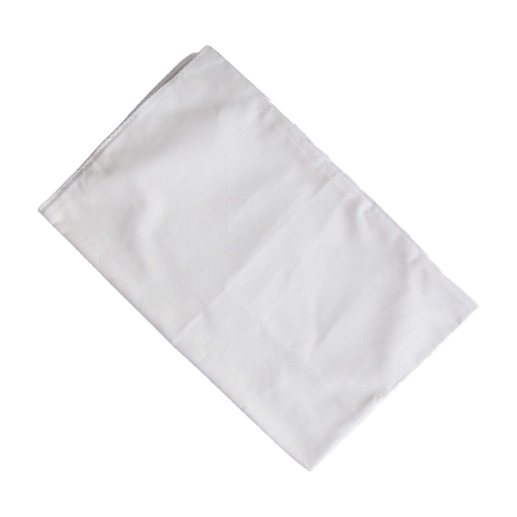 White folded napkin on a white background