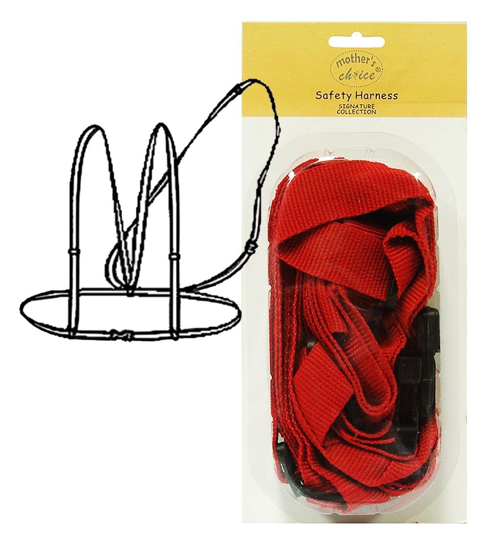 Mothers Choice Baby Harness Red