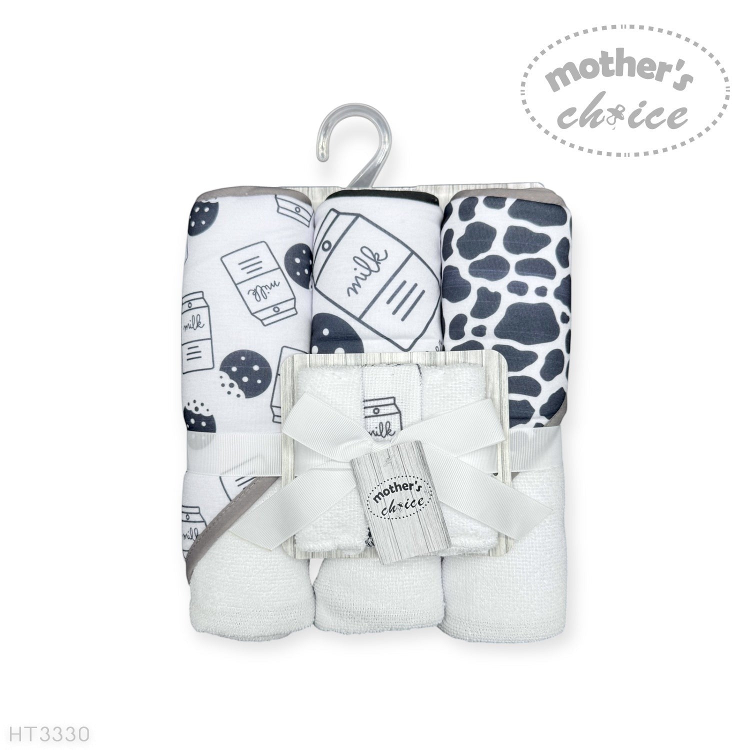 6 piece baby towel and facecloth set