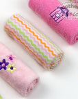 Mothers Choice 6 Pack Facecloth Set Pink Flowers
