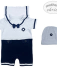 Mothers Choice Inf Boys 2 Piece Navy Sailor Set