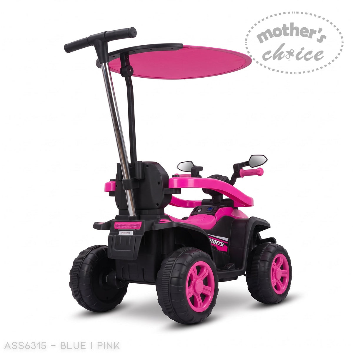 RIDE-ON CAR WITH CANOPY
