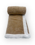 Mothers Choice  Sherpa Fleece Blanket Brown