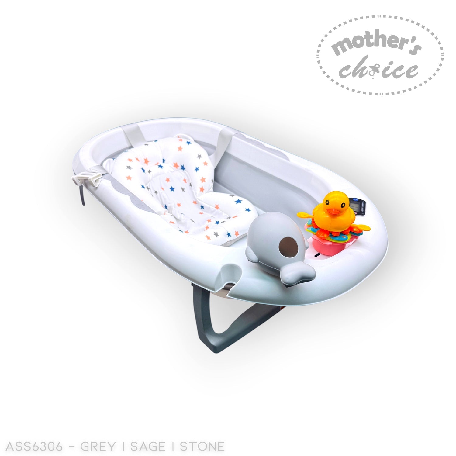 BABY BATH LARGE WITH DUCK &amp;TOYS &amp;CUSHION