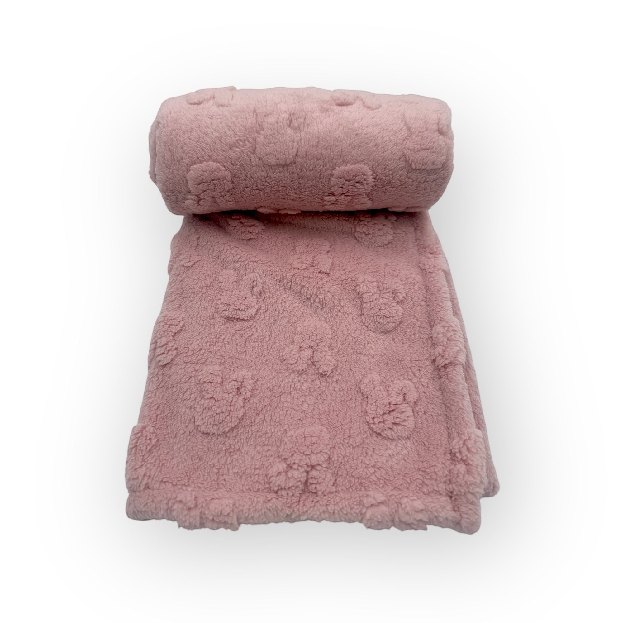 Mothers Choice  Single Layer Jacquard Blanket Pink