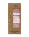 Mothers Choice  Bamboo 3 Pack Facecloths Pink