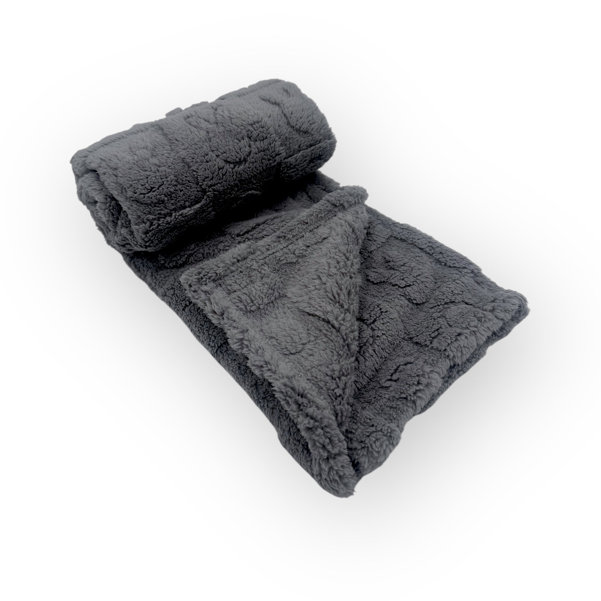 Mothers Choice  Single Layer Jacquard Blanket Grey