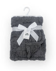Mothers Choice  Single Layer Jacquard Blanket Grey