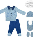 Mothers Choice Inf Boys 5 Piece Airforce Sailor Set