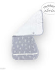 Baby blanket with tree pattern on a white background, featuring 'mother's choice' branding.