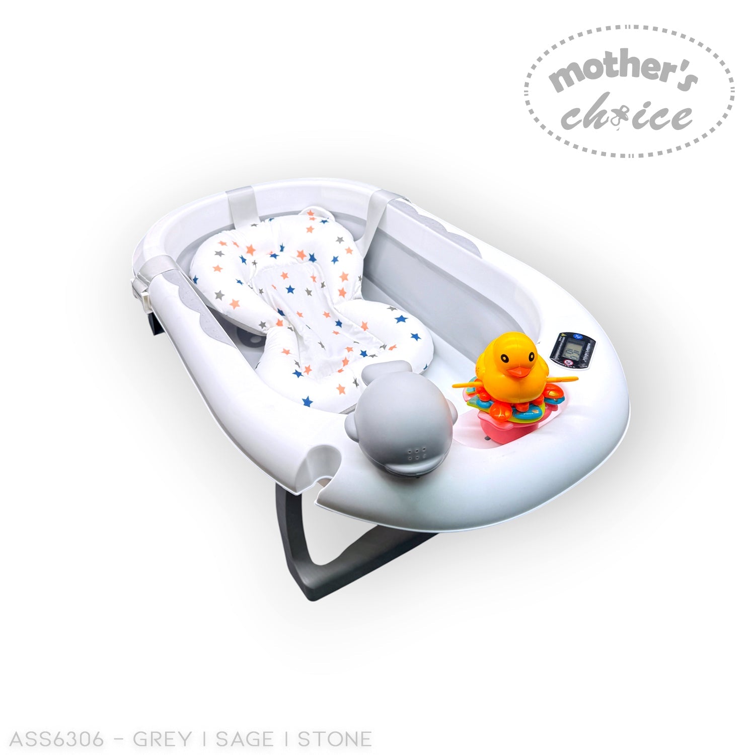 BABY BATH LARGE WITH DUCK &amp;TOYS &amp;CUSHION
