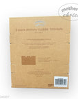 Cardboard packaging of 2 pack stretchy cuddle blankets with 'Mother's Choice' branding on a white background.