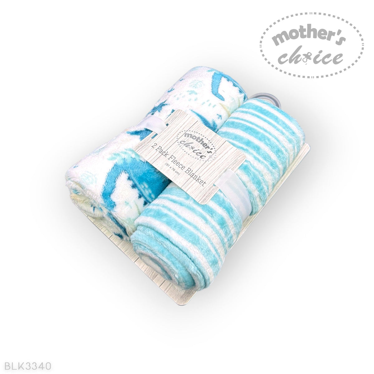 M/C 2 PACK FLEECE BLANKET DINO